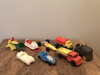 8 Vintage Plastic Toy Cars Trucks (Wannatoy & MAR) • $12.99