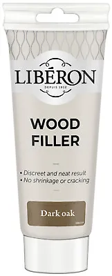 Liberon Wood Filler Dark Oak 150g Fills And Repairs Wood Surfaces Quick Drying • £9.29