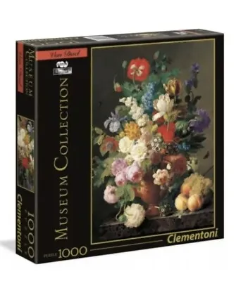 Clementoni Museum Collection Louvre Van Dael (Flowers) 1000 Piece Puzzle NEW • $19.99