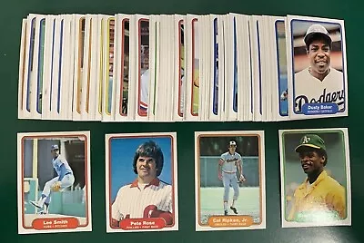 1982 Fleer SET BREAK Singles - Stars Commons Rookies HOFers #441-660 • $0.99