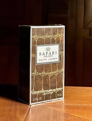 Safari For Men By Ralph Lauren EDT 75ml 2.5fl Oz • £45