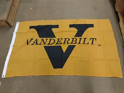 Officially Licensed NCAA Vanderbilt Commodores Team Logo 3' X 5' House Flag Gold • $9.99