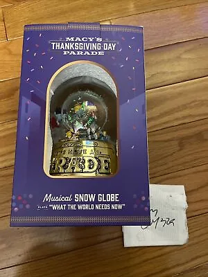 NEW Macy's Thanksgiving Day Parade Snow Globe 2023 Macy's In Hand Free Shipping • $98.88