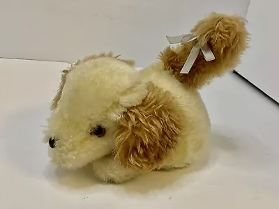 Vintage Eden Wind Up Musical Brown Puppy Dog Stuffed Animal Plush Toy • $19.95