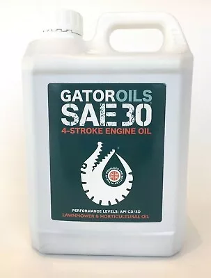 2 Litre Gator SAE 30 4 Stroke Lawnmower Oil Briggs & Stratton Honda 2L • £11.99