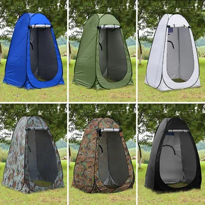Portable Outdoor Pop Up Privacy Tent Camping Shower Toilet Changing Room Hiking • £16.99