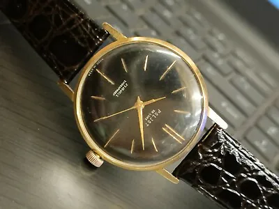 £160.54 • Buy Authentic Poljot Deluxe 27 Jewels Shock Proof Russian Men's Gold Vintage Watch