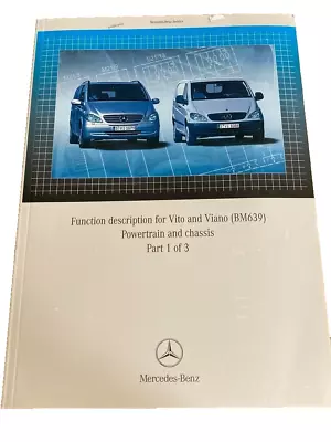 2004 Mercedes-Benz Service Reference Manual Vito Viano W639 Powertrain Chassis 1 • $30