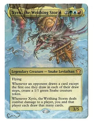 Xyris The Writhing Storm Altered Full Art MTG Magic Commander EDH Temur Non-Foil • $68.95