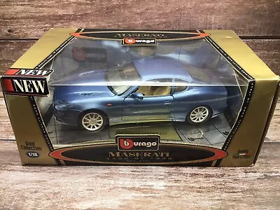 Burago Gold Collection 1/18 Maserati 3200GT - Met Blue - Boxed - Diecast Model • $47.98