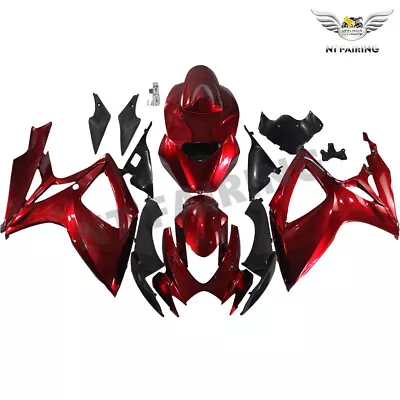 Candy Red Fairing Kit For 2006 2007 GSXR600 GSXR750 06 07 Motor Bodywork • $389.99