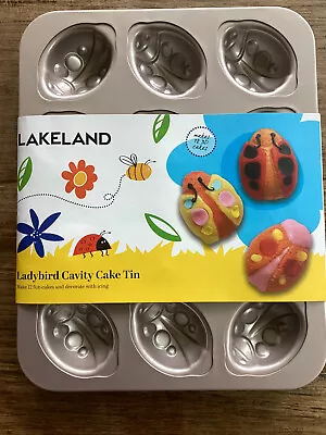 Lakeland Ladybird Cavity Cake Tin 12 Ladybird Cake Holes. 3D Ladybird Non Stick • £14.95