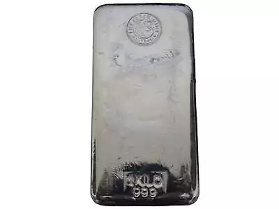 Perth Mint 1 Kilo 999 Fine Silver Cast Bullion Bar • $1500