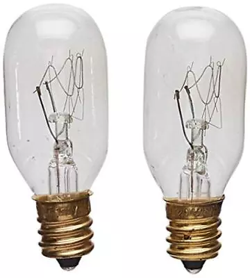 JERDON 25 Watt Bulbs For Makeup Mirror - 2 Incandescent Lightbulbs Makeup Mir... • $13.79