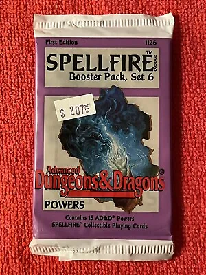 1x Spellfire Powers Advanced ADD Booster Pack New Sealed First Edition Set 6 TSR • $24