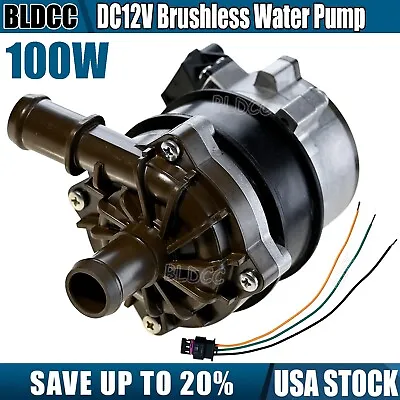 Brushless Automotive Water Pump 12V 100W Large-flow Car Cooling Circulation Pump • $59.99