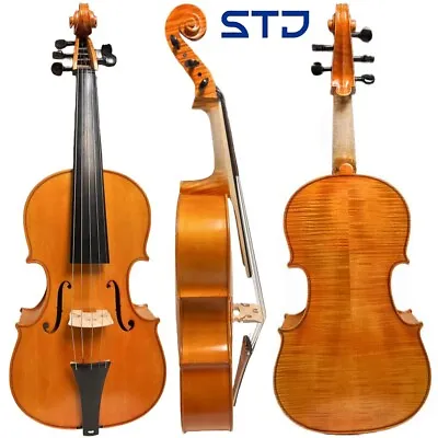 Hand Carved Big Viola 5 Strings 18  Viola.Spurce Maple WoodGood Sound #15787 • $809.10