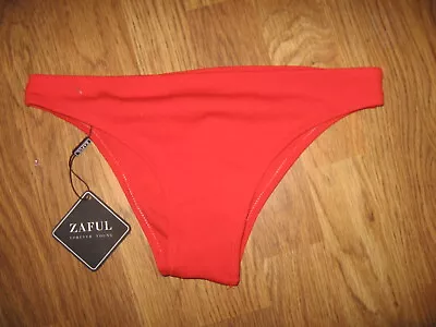 Womens ZAFUL Bikini Bottoms Bathing Suit Swimsuit  Sz M Md Med NWT • $6.99