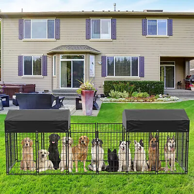 £155.95 • Buy Large Outdoor Dog Kennel XXL Pet Puppy Training Run Playpens Cage Whelping Box