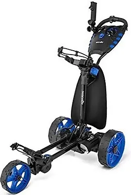 Electric Golf Caddy Foldable Rechargeable Aluminum Serenelife 3 Wheel Motorized • $724.99