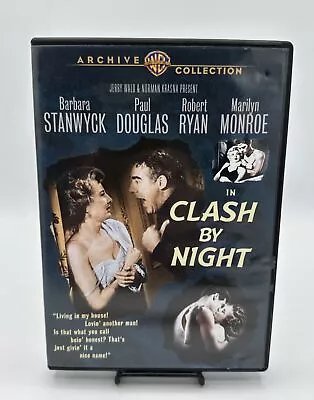 Clash By Night (DVD 1952) Marilyn Monroe / OOP Archive Collection • $12