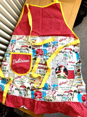 £7 • Buy Kellogg's Vintage RETRO 50's, 60's Style APRON British Baking PINNY Frilled!