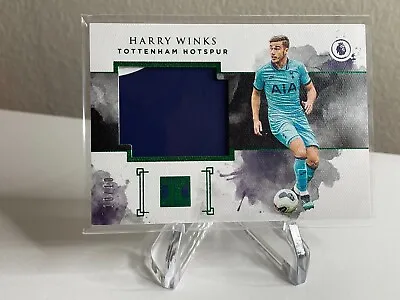 Harry Winks 10/10 Emerald MATCH WORN 2019-20 Panini Impeccable EPL #P-HW Rookie • $99.99