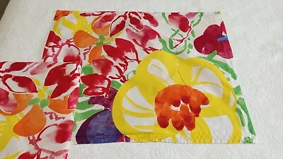 Marimekko HTF 'Ursula' (Set Of 2) Cotton Standard 20.5 X26.5  Pillow Shams • $30