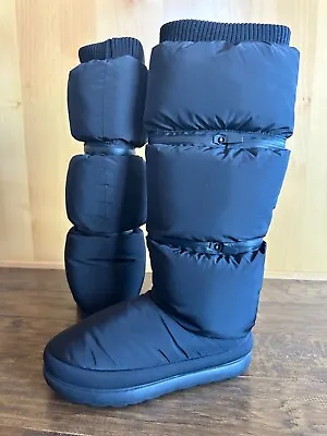 Ugg Classic Maxi Ultra Tall Black 11 Snow Convertible Boots Hologram • $249