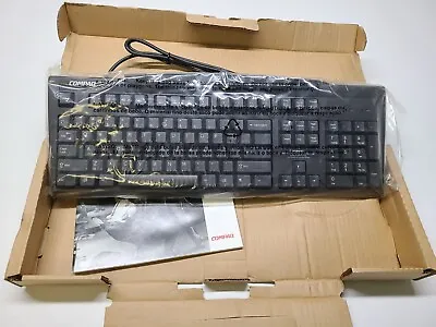 HP Compaq PS/2 Keyboard Black Wired 122659-008 KB-9963 English  • $22.39
