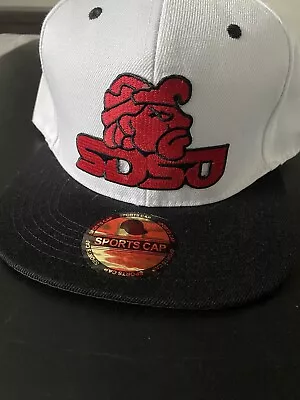 Retro Sdsu San Diego State Classic Throwback Aztecs White & Black Cap Hat New • $18.48