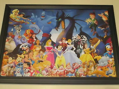 Disney Character Poster Wall Art Souviener 8x10 Princesses Dwarfs Mickey Minnie • $13.79