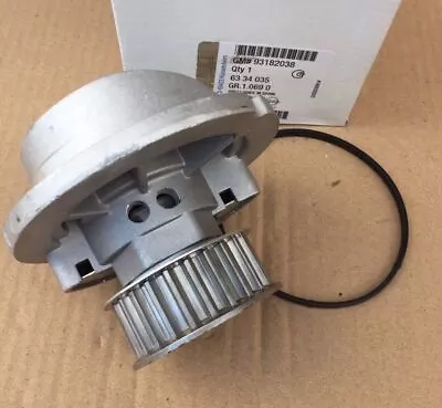 GENUINE Vauxhall Corsa C Vectra B 1.4 1.6 Petrol Water Pump Opel NEW GM 93182038 • £31.99