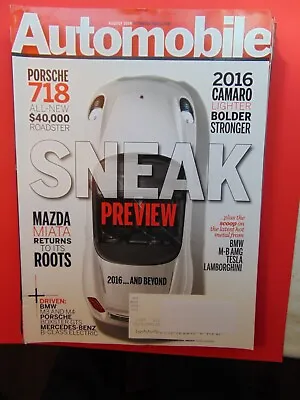 AUTOMOBILE Magazine  August 2014 MAZDA MIATA • $7.50