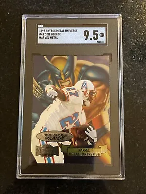 1997 Skybox Metal Universe Marvel Metal Eddie George Wolverine #4 • $125