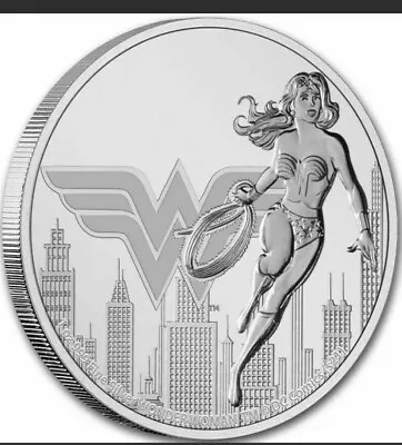 DC Comics Justice League Wonder Woman In Capsule: 2021 Niue 1 Oz .999 Silver • $50.99