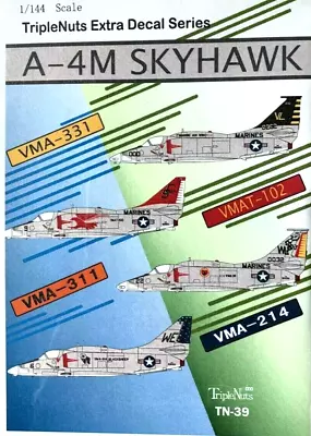 1/144 Decals : Douglas A-4M Skyhawks [USMC] #TN-39  :  TRIPLE NUTS • $11.16