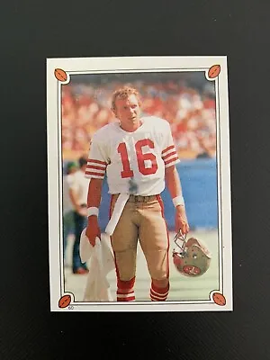 1987 Topps Album Sticker 60 Joe Montana Mint • $3.49