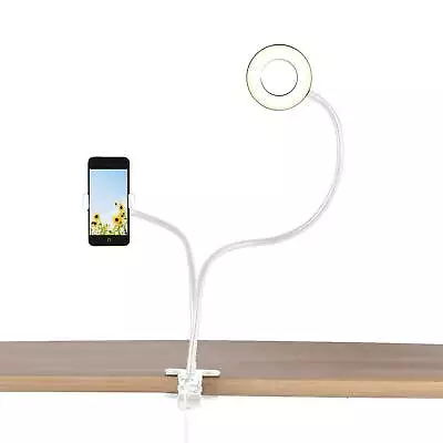 Mobile New Phone Holder With LED Selfie Ring Light For Live Streaming And Makeup • $14.99