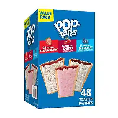 £25.29 • Buy Pop-Tarts Frosted Strawberry, Cherry & Blueberry Variety Pack, 48 Ct.
