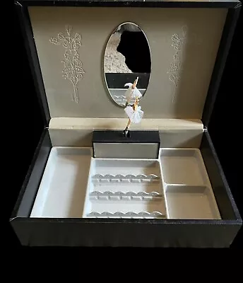 Design Philipp Musical Jewellery Box Ballerina Mirror Velvet Lining  • £29.99
