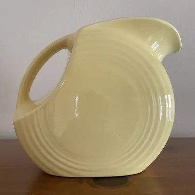 Fiestaware Yellow Large Disc Pitcher With Handle. Vintage. • $26