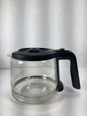 Mr. Coffee®️5 Cup Glass Replacement Coffee Pot Carafe Decanter~Black • $12