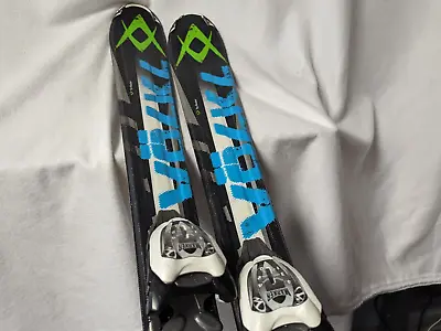 Volkl RTM JR. Skis W/Marker Bindings Size 130 Cm Color Blue Condition Used • $129.24