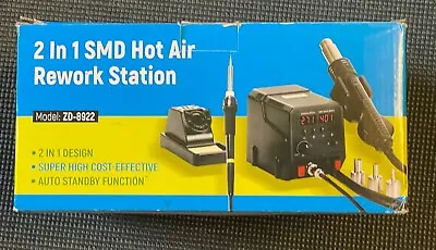 NEW 2 In 1 SMD Hot Air Rework Station Model: ZD-8922  • $29.99