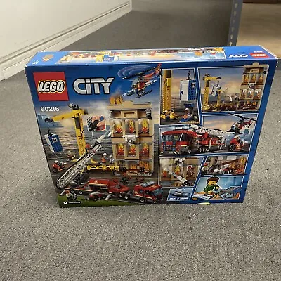 $153 • Buy New LEGO City Downtown Fire Brigade RETIRED 60216 Building (943 Pieces) SEALED