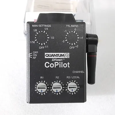 Quantum QFlash CoPilot Wireless TTL Canon QF91C NOS Wireless Radio Commander • $59.95