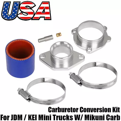 For Mitsubishi Dodge Suzuki Carry Carburetor Conversion Kit Mikuni Carb Adapter • $85.99