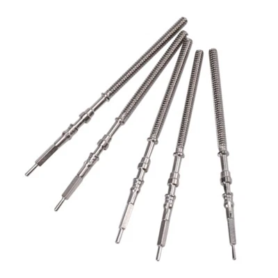 $12.66 • Buy 5Pcs Movement Watch Steel Stem Crown Kit Watch Of Parts NH35 NH36 NH38 NH395Pc