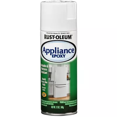 (6-Pack) Rust-Oleum Appliance Epoxy Paint In Gloss White Spray 12 Oz. Touch Up • $51.48